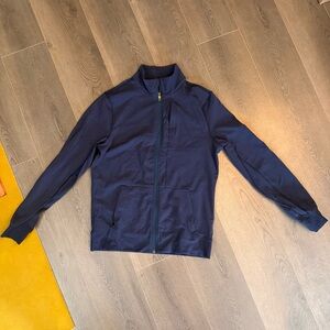 Men’s Lululemon navy blue full zip hoodie (Sz L)
